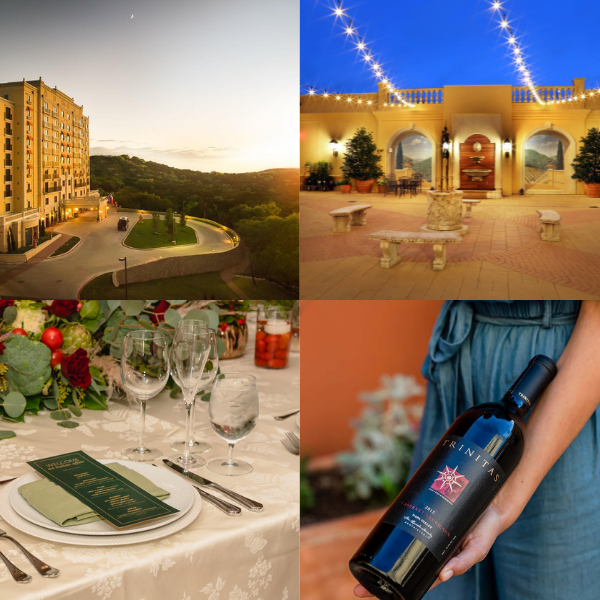 Collage of images from hotel Granduca